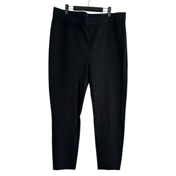 NWT J.Crew Any Day Pixie Ponte Stretch Hybrid Legging Pant XXL Zip Back Up Black - Picture 2 of 14